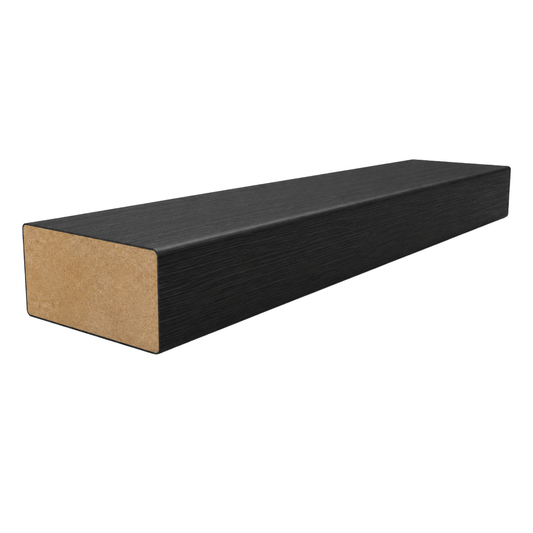 STECCAWOOD 17mm x 38mm timber batten in Black for decorative interior wall and ceiling panelling.
