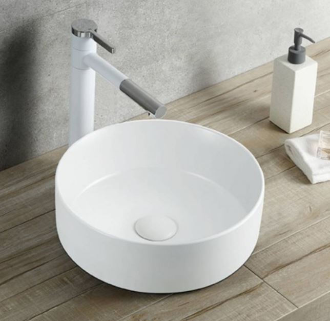 Imperial Wash Basin | Matte White  400MM