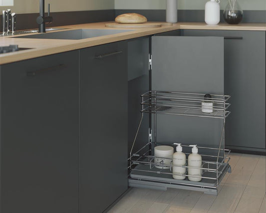SIGE Valore Bottom Mounted Organiser | 300mm Cabinet