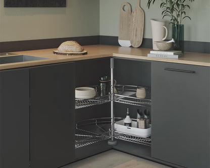 SIGE Valore 3/4 Carousel System | Includes 2 Shelves | 900mm Carcase
