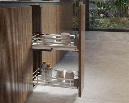 SIGE™ Bottom Mount Soft Close Bottle Rack. For 300mm Carcase