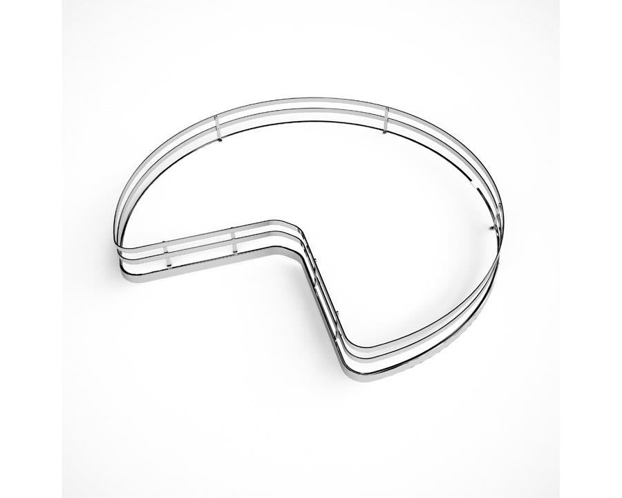SIGE™ 3/4 Carousel Shelf | Size: To Suit 800mm Carcas | Sold as Single Carousel Shelf