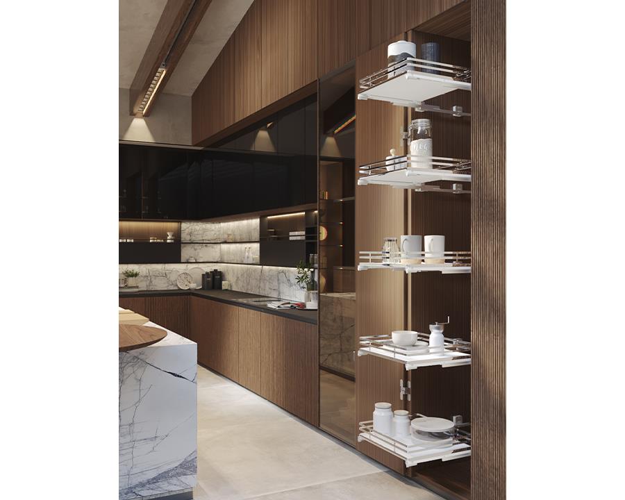 SIGE™ Door Follow Pantry Soft Close | 600mm Carcase