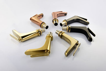 Imperial Modern Basin Taps | Brushed Gold