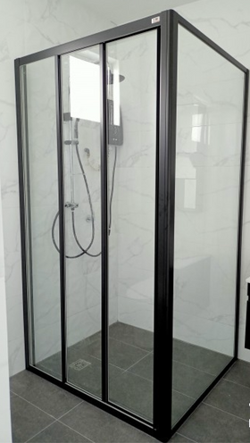 Sliding Door | L Shape | Full Framed Shower Screen