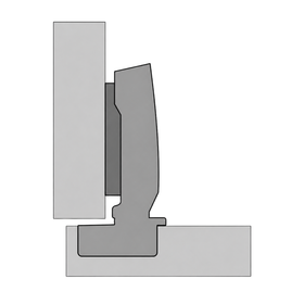 Hettich Sensys | Thin Door Hinge | Integrated Silent System 9094270