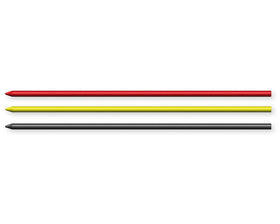 Set of 8 leads of Pica Dry Refills Mix Graphite/Red/Yellow by W&B