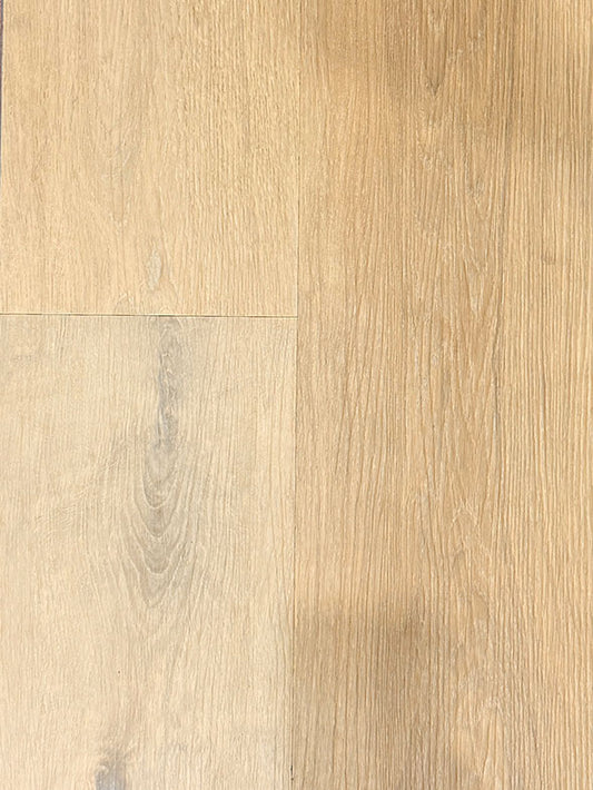 Silk Road 8mm hybrid floor planks with authentic wood grain design, waterproof performance, and simple 5G click system.