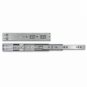 Silver Ball Bearing Drawer Slide Pair 500mm - Soft close