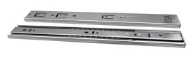Silver Ball Bearing Drawer Slide Pair 550mm - soft close