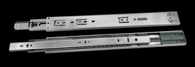 Silver Ball Bearing Drawer Slide Pair 550mm - soft close