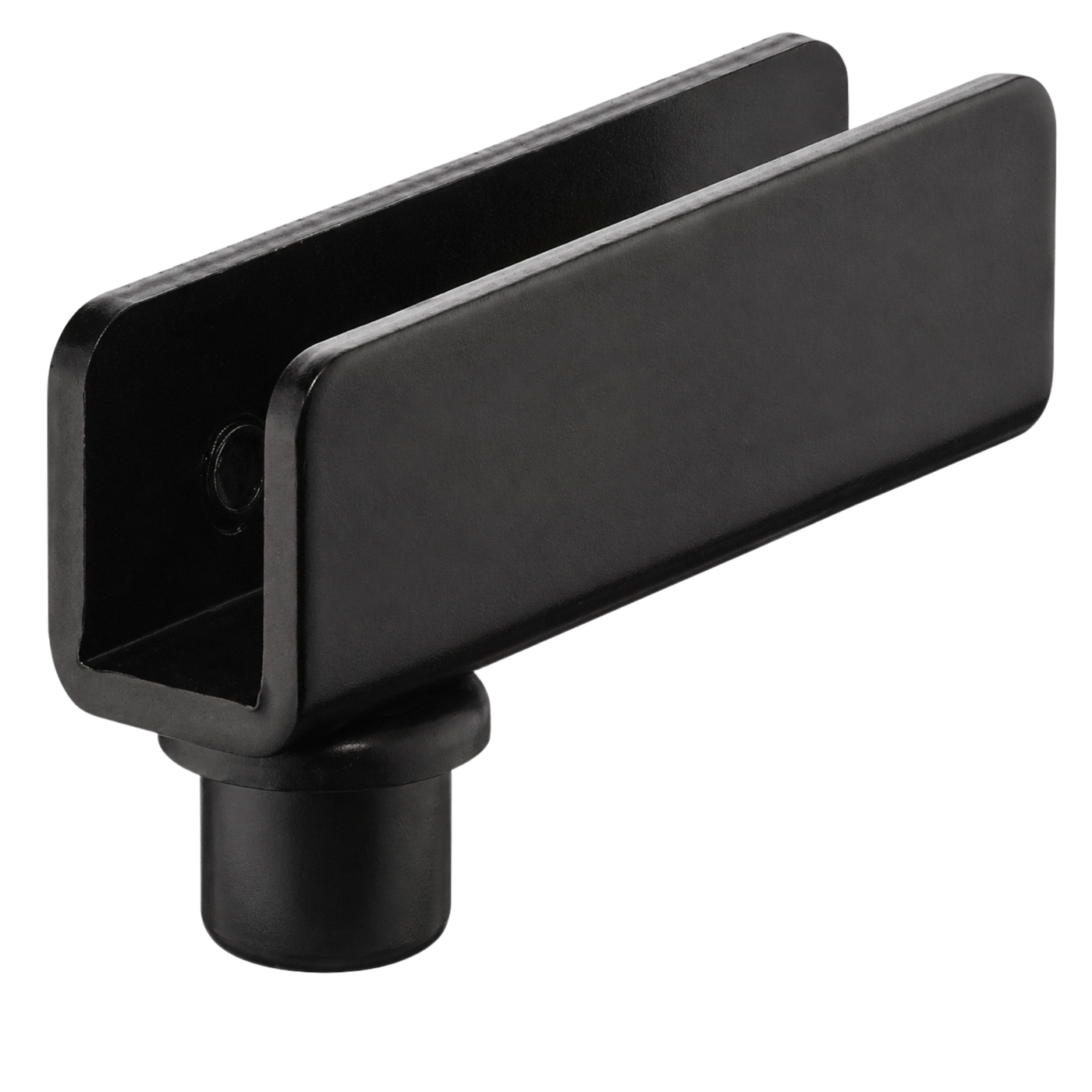 Simplex-Inset Glass Door Hinge | Black