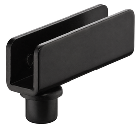 Simplex-Inset Glass Door Hinge | Black