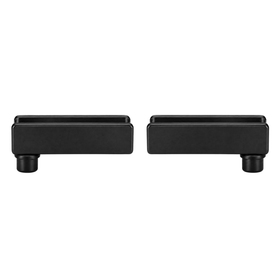 Simplex-Inset Glass Door Hinge | Black