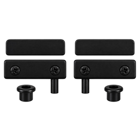 Simplex-Inset Glass Door Hinge | Black