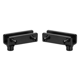 Simplex-Inset Glass Door Hinge | Black