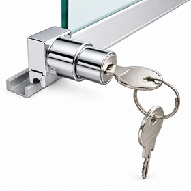 Lock for Sliding Door Rail System