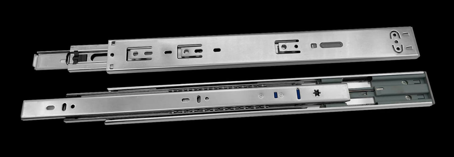 550mm soft close drawer slider heavy-duty under-mount runner for smooth, quiet drawer operation
