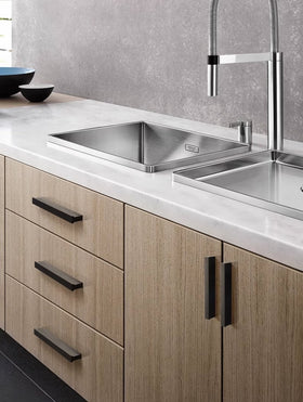 Solid T Handle - Brushed Nickel