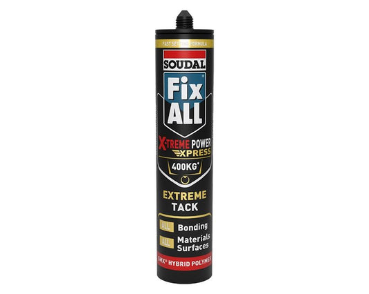 Soudal Fix All X-Treme Power 290ml high-strength adhesive and sealant for construction, DIY, and repair projects, durable and weather-resistant