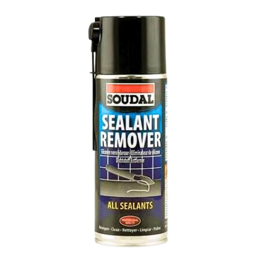 Soudal 400ml sealant remover aerosol for removing old silicone and sealant residue