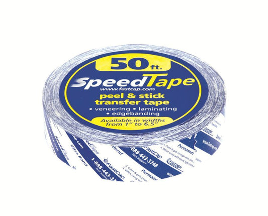 Speedtape double-sided tape 37.5mm wide x 15m roll, high-strength adhesive, ideal for DIY, crafts, mounting, and industrial applications