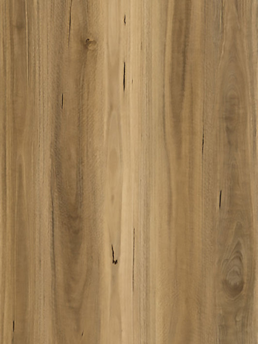Spotted Gum 7mm waterproof hybrid flooring with natural Australian timber look, attached underlay, and durable scratch-resistant finish for residential and commercial spaces