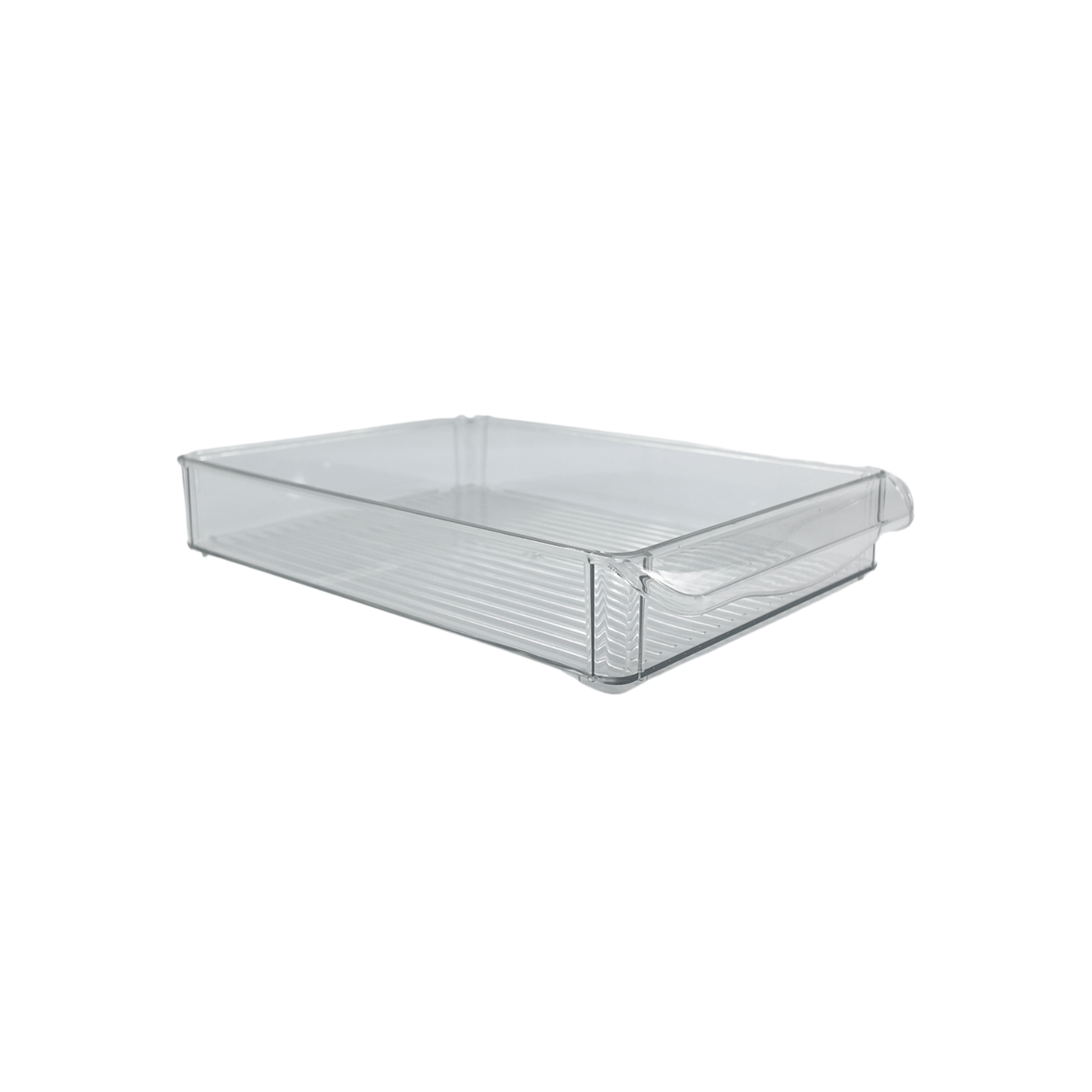 Clear Pantry Storage Tub with Lip – Large