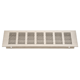 Multi Function Vent Size: 300 X 80mm In Stainless Steel Look