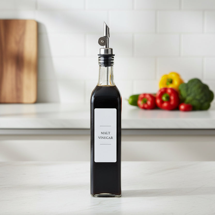 Clear Oil & Vinegar Bottle – 500 ml-0