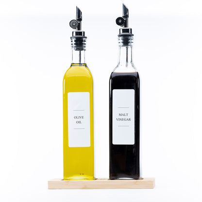 Clear Oil & Vinegar Bottle – 500 ml-4