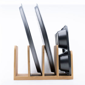 Bamboo Standing Tray & Lid Organiser
