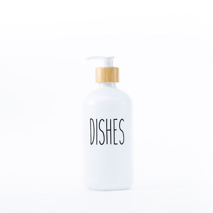 Glass Pump Bottles + Bamboo Tray – 500 ml Set-3