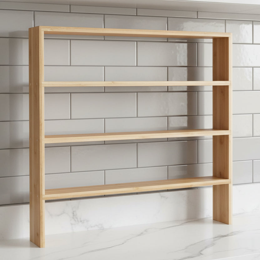Bamboo Standing 4-Tier Shelf-1