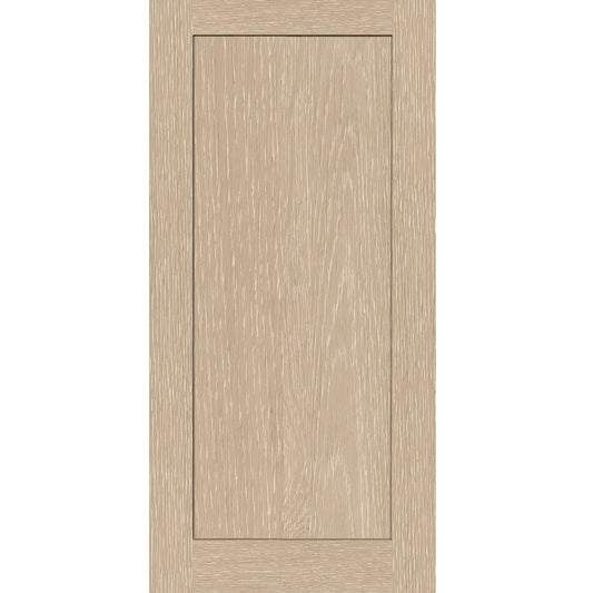 Coastal Oak timber wardrobe and barn sliding doors featuring natural wood grain finish for contemporary home interiors