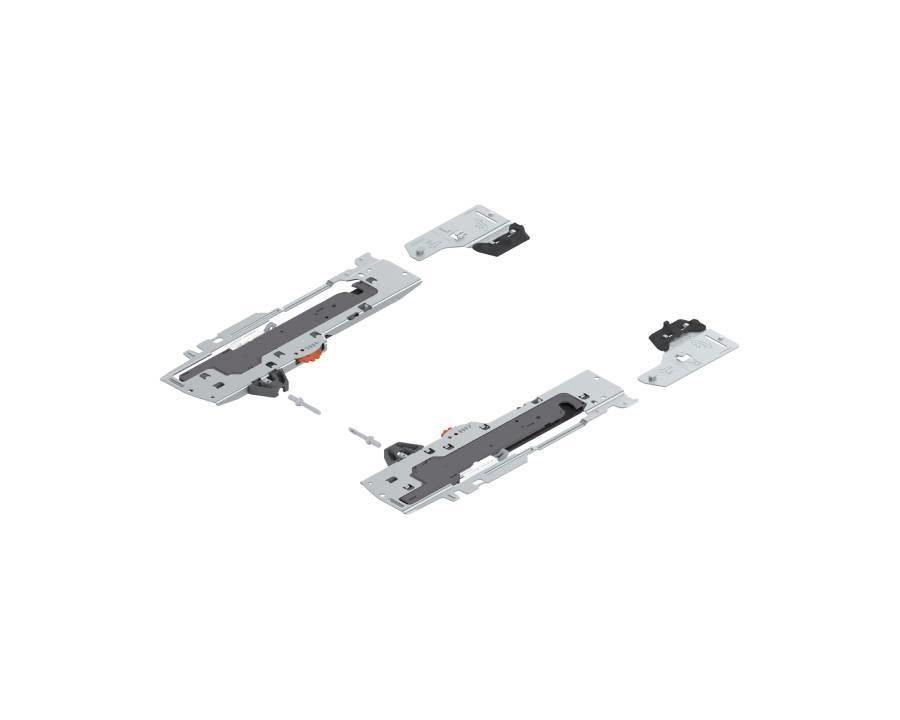 Blum TIP-ON BLUMOTION set (unit and latch) for TANDEMBOX. For 350 - 600mm NL runners. Type L5. Total weight of the pull-out 35 - 65kg T60B3560