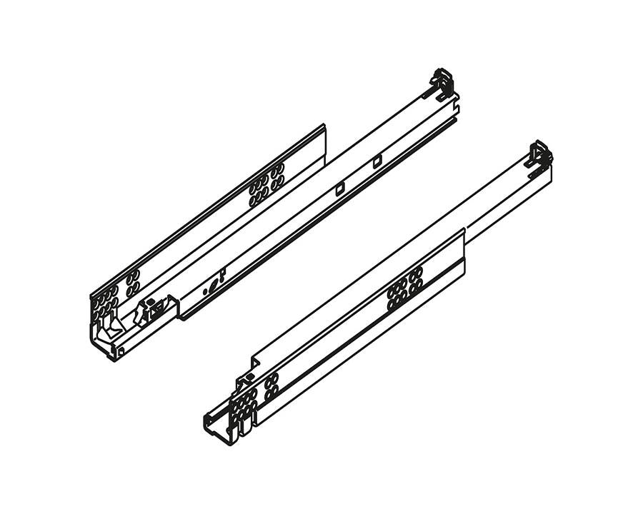 Blum TANDEM For Wood Full Extension Drawer Runners With Integrated BLUMOTION 30kg. Size: 350mm 560H3500B