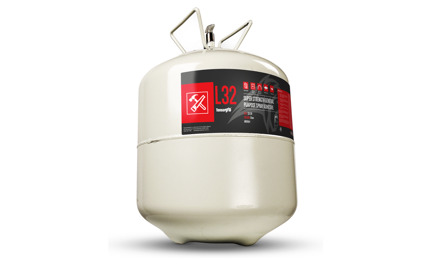 TENSORGRIP L32 ADHESIVE CANISTER CLEAR-FLAMABLE 22 LITRE