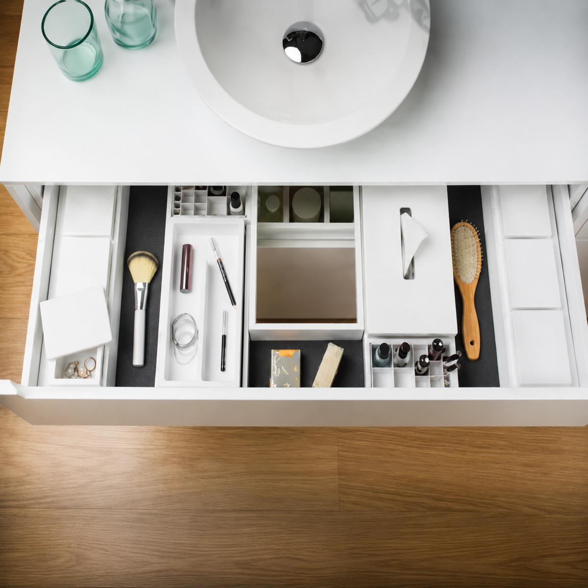 Undersink Insert | Plastic Pipe Cut Out | Vanity Insert