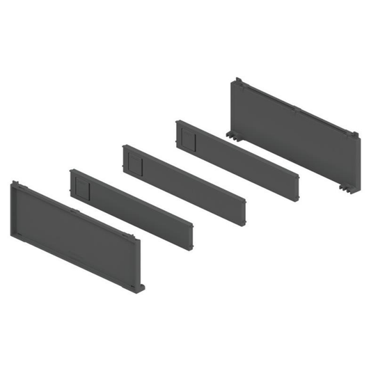 Blum AMBIA-LINE Bottle Set 2 200mm Orion Grey by W&B