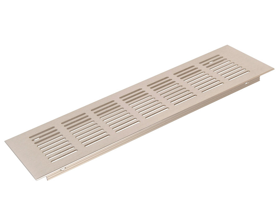 Multi Function Vent Size: 300 X 80mm In Stainless Steel Look