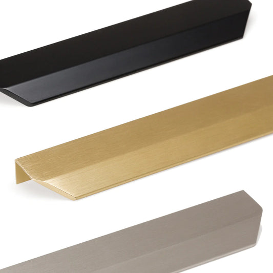 Vann by Momo modern arch cabinet handle in sleek finish, minimalist handle for kitchen cupboards, drawers, and furniture doors