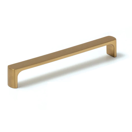 Vena by Momo arched D handle in modern finish, stylish cabinet handle for kitchen cupboards, drawers, and furniture doors