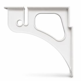 Wardrobe Shelf Bracket | Matt White