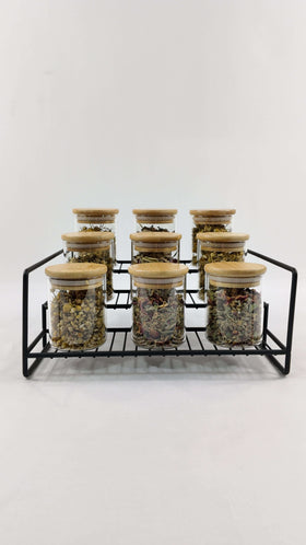 Metal Spice Rack – Black