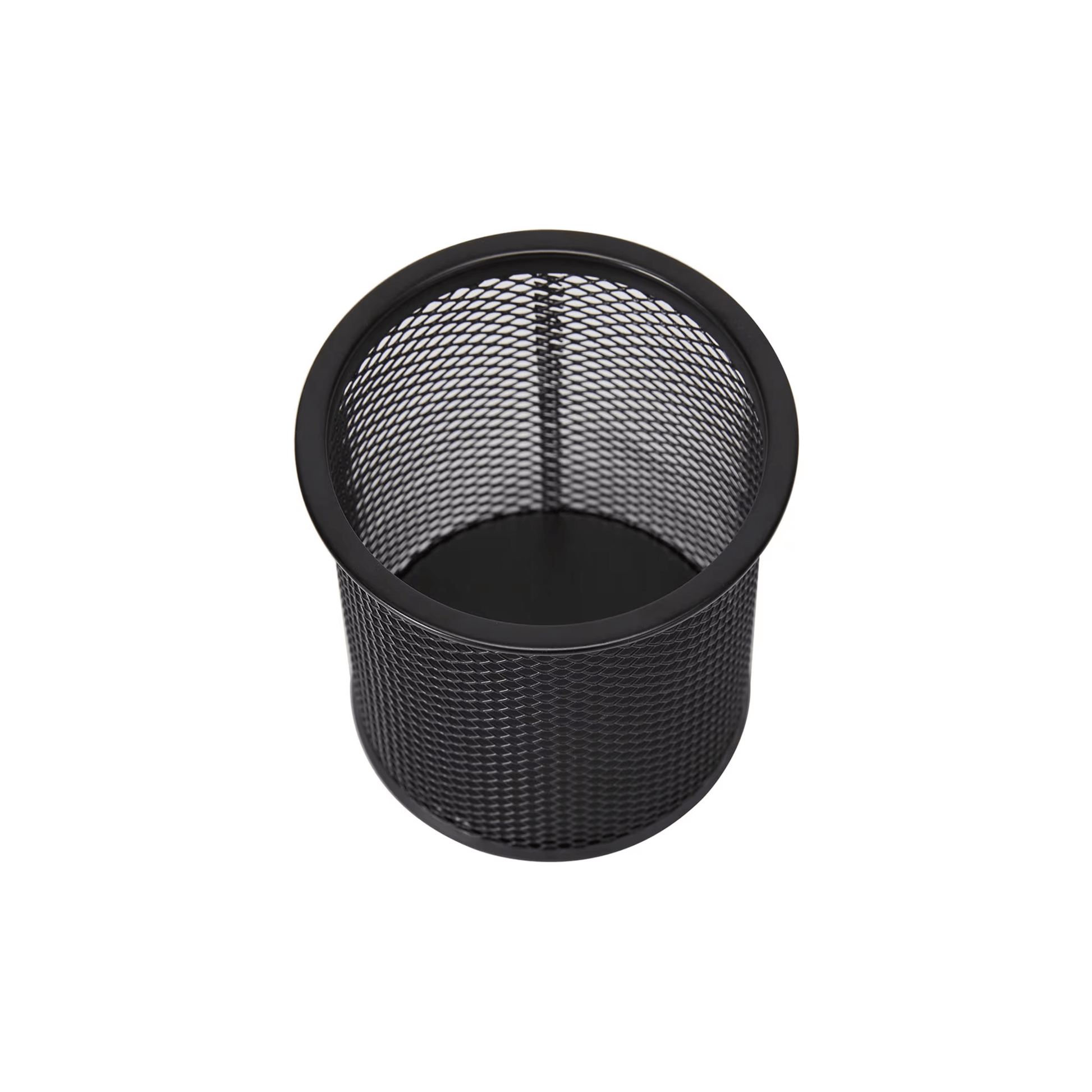 Black Mesh Pen Cup for Desk Organisation-0