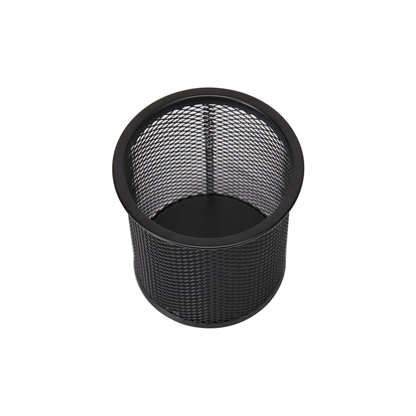 Black Mesh Pen Cup for Desk Organisation-0