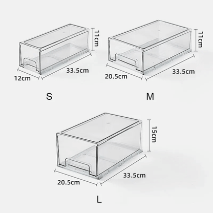 Clear Modular Drawer Organiser – Large-4