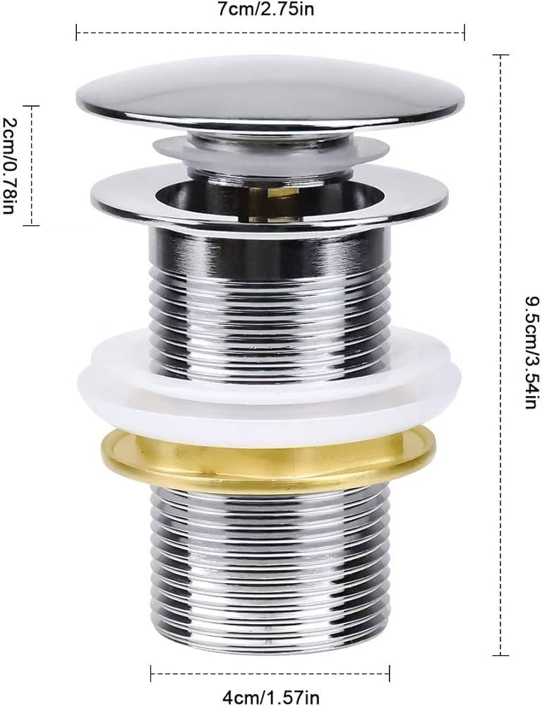 Imperial Plug and Waste | Chrome