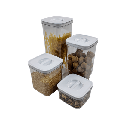 White Twist Canister Set – 16 Pack-1
